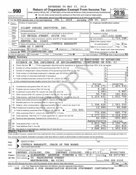 2016 IRS Form 990