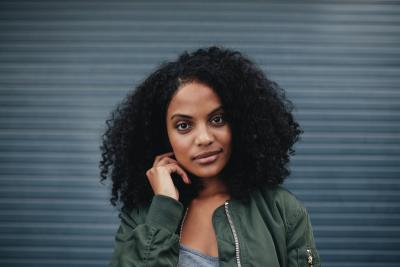 hair products marketed at black women