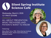 Science Cafe: All about prevention