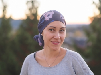woman with breast cancer