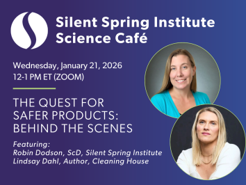 Science Cafe: The quest for safer products