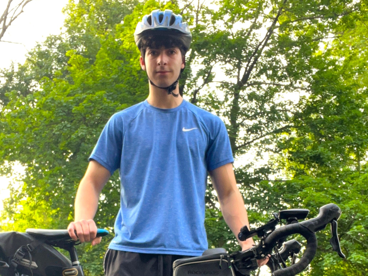 Deren Miller and bike relay for prevention