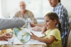 family around table